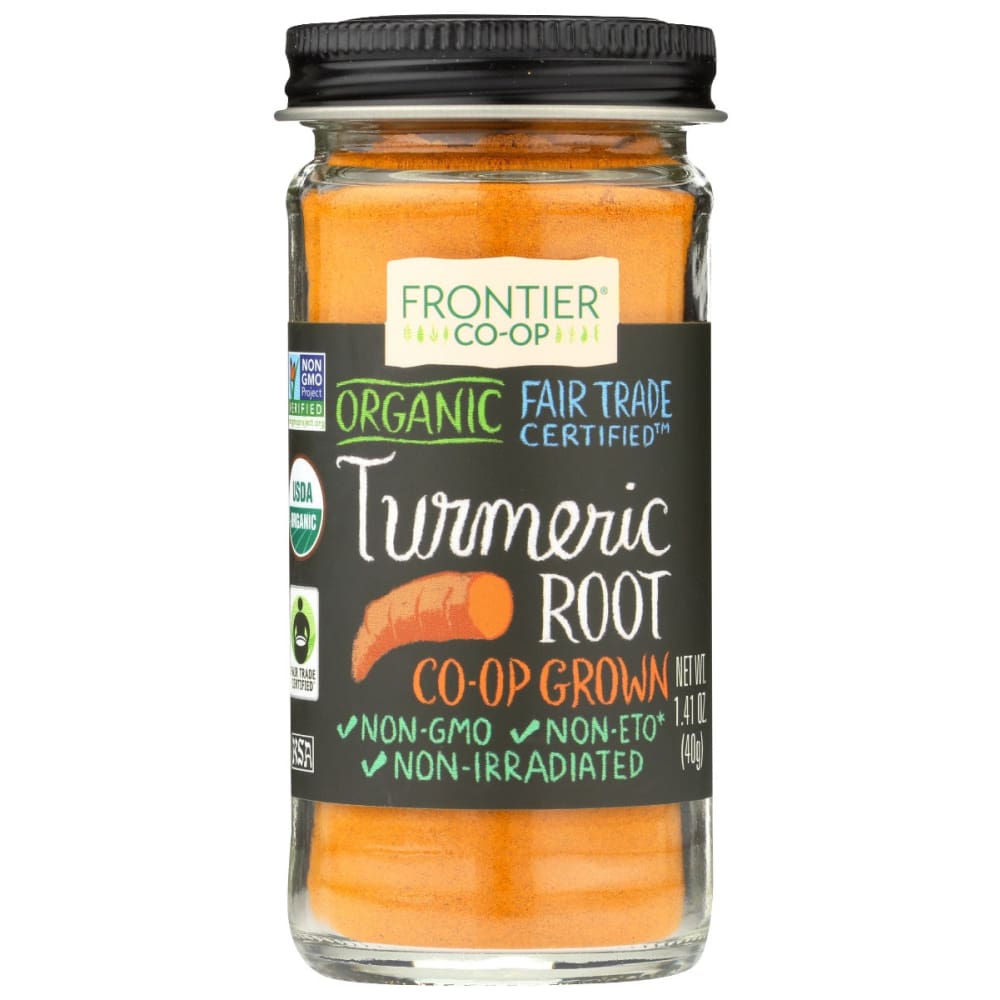 FRONTIER HERB: Organic Tumeric Root Ground Fair Trade 1.41 oz - Grocery > Cooking & Baking > Extracts Herbs & Spices - FRONTIER HERB