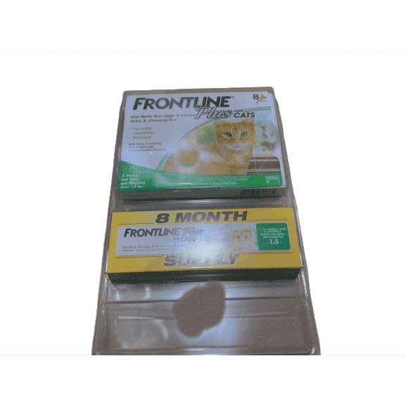 Frontline Plus Flea and Tick Treatment for Cats, 8 Month Supply - ShelHealth.Com