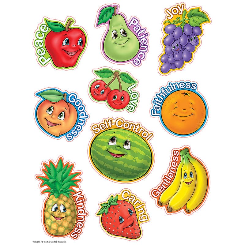Fruit Of The Spirit Accents (Pack of 8) - Accents - Teacher Created Resources