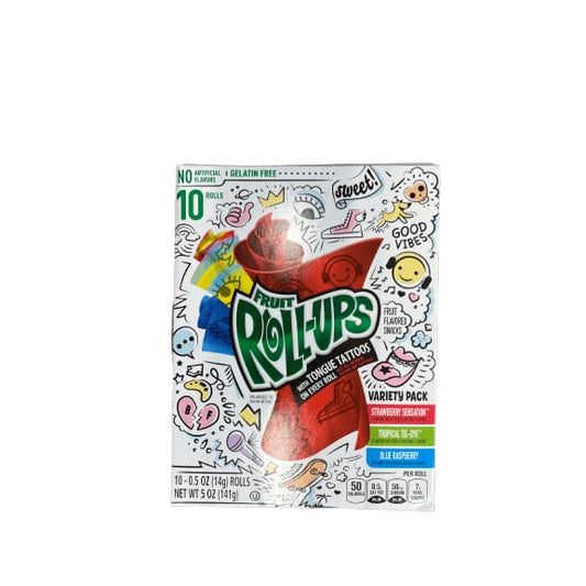 Fruit Roll-Ups Fruit Roll-Ups Fruit Flavored Snacks, Variety Pack, Pouches, 10 ct