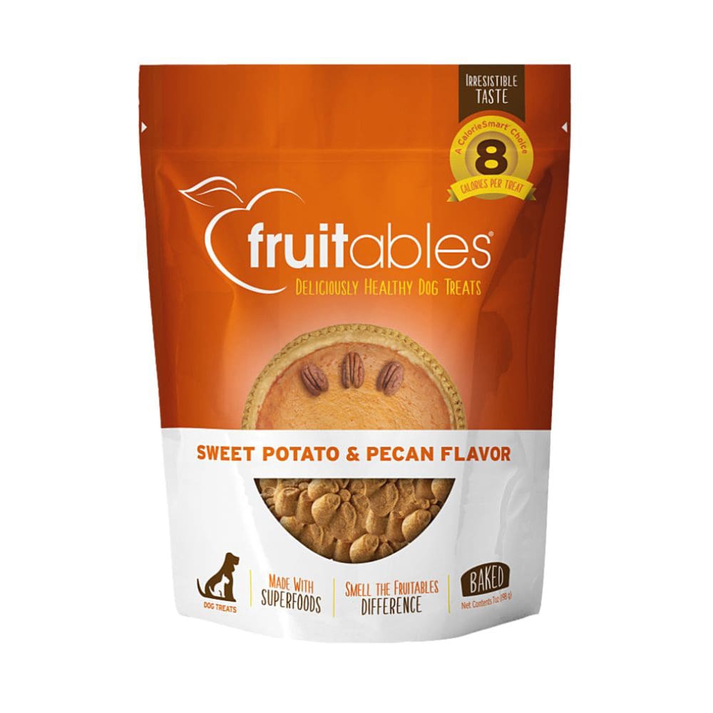 Fruitables Crunchy Baked Dog Treats Sweet Potato Pecan 1ea/7 oz - Pet Supplies - Fruitables