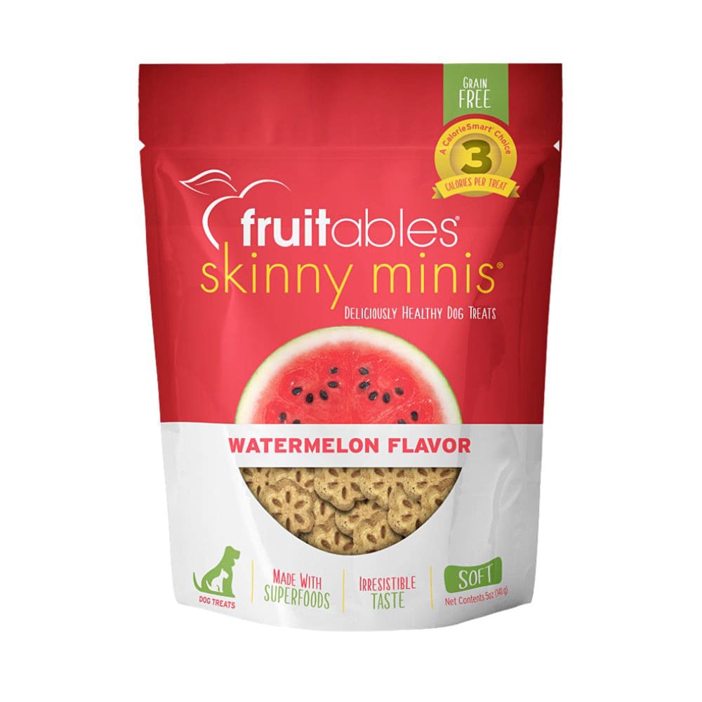 Fruitables Skinny Minis Soft Dog Treats Watermelon 1ea/5 oz - Pet Supplies - Fruitables
