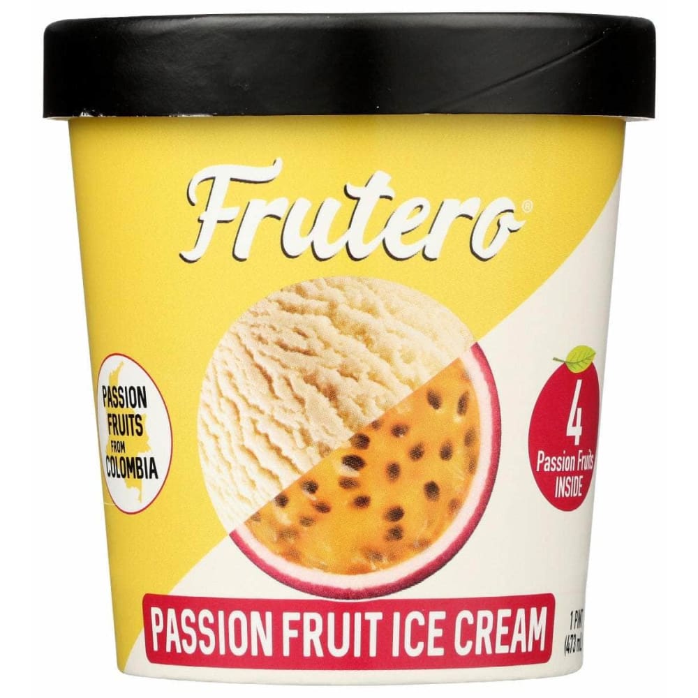 FRUTERO ICE CREAM Grocery > Frozen FRUTERO ICE CREAM: Passion Fruit Ice Cream, 1 pt