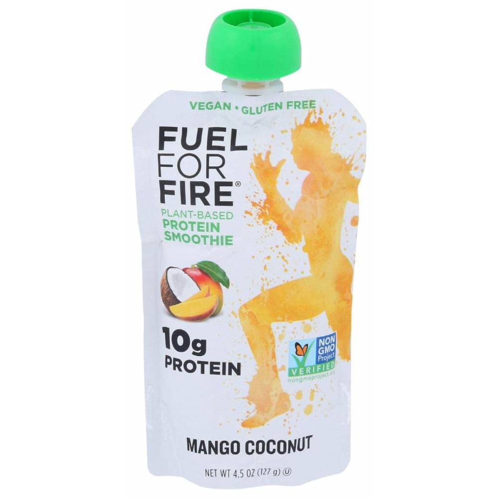 FUEL FOR FIRE FUEL FOR FIRE Mango Coconut Plant Protein Fruit Smoothie, 4.5 oz