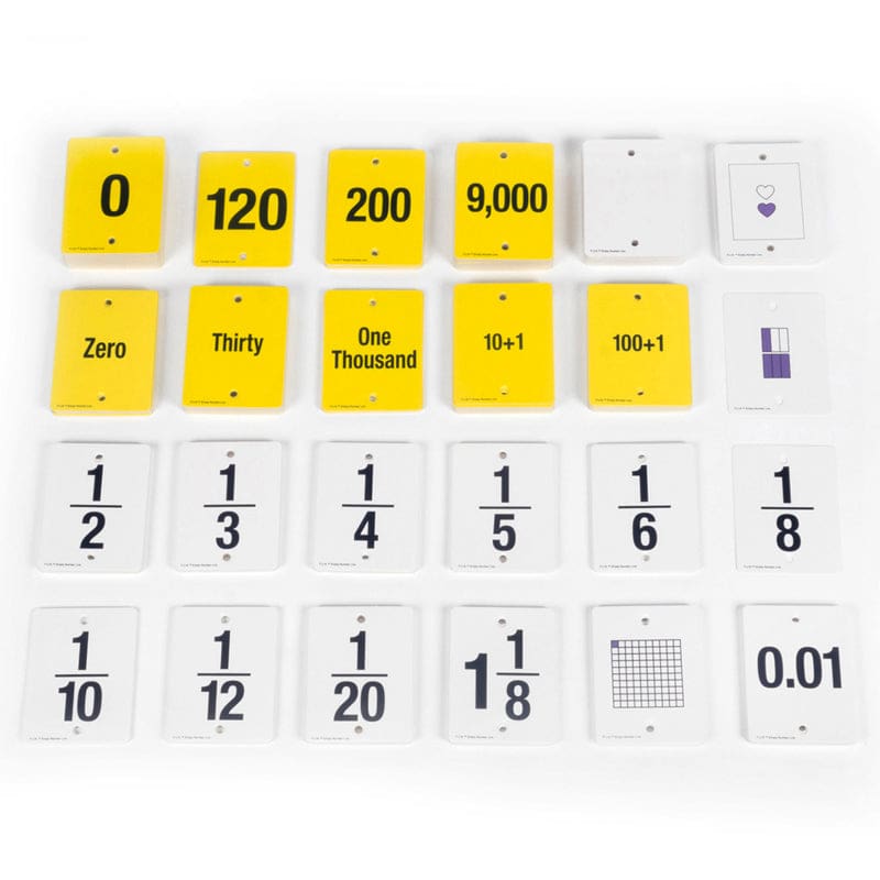 Fun Empty Number Line Cards Only Gr 4-5 - Numeration - Learning Advantage
