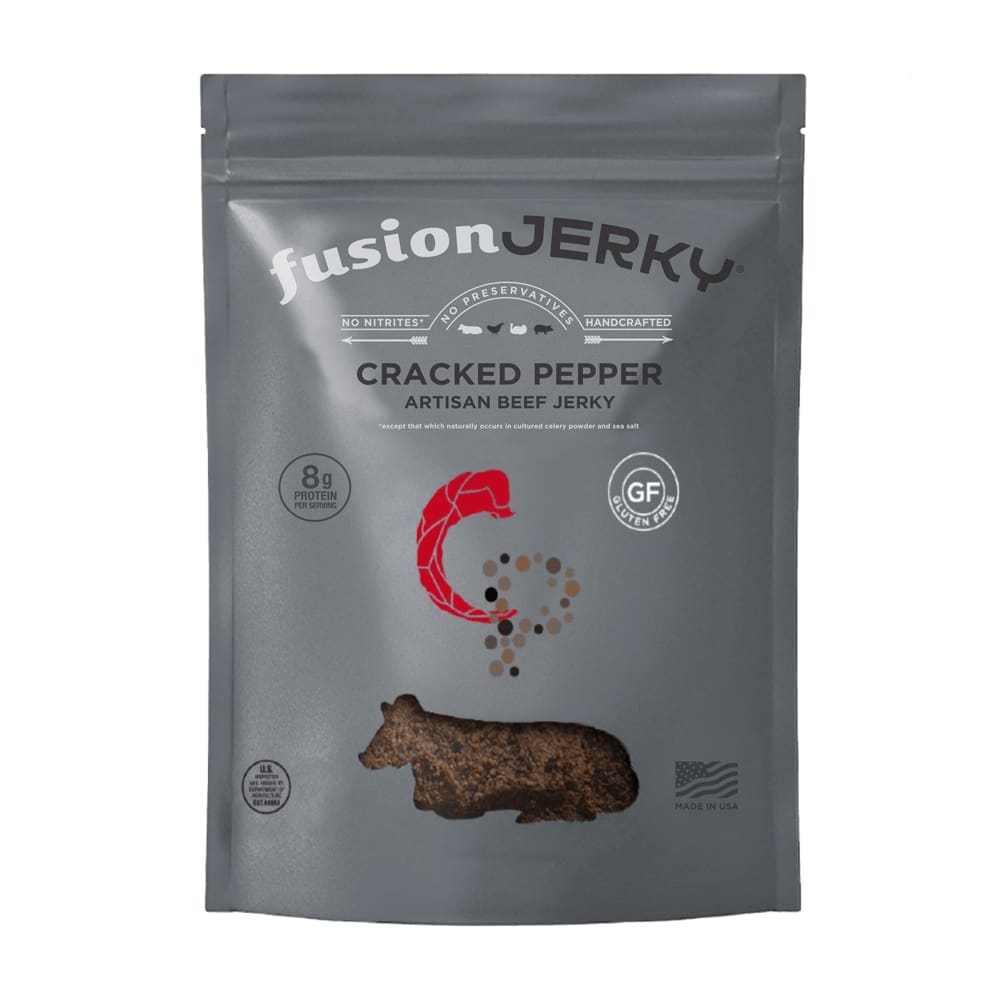 FUSION JERKY Fusion Jerky Jerky Beef Cracked Pepper, 2.75 Oz