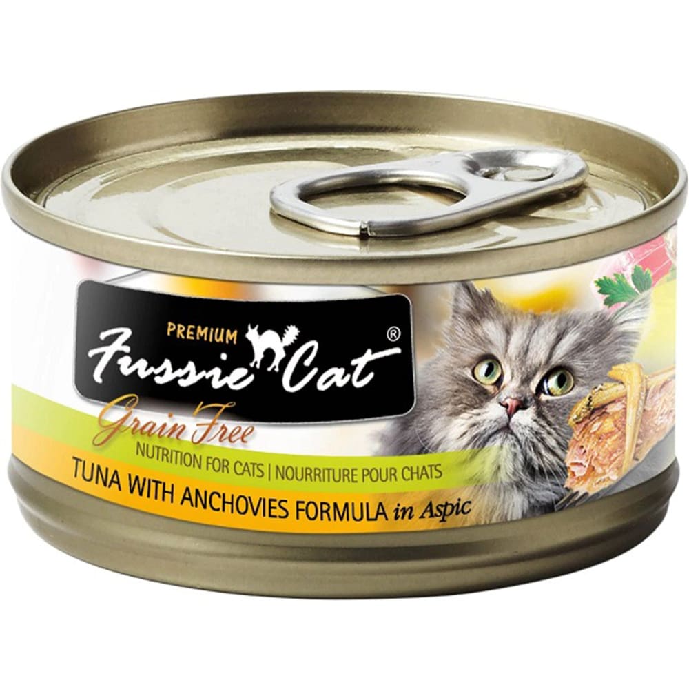 Fussie Cat Premium Tuna With Anchovies 5.5oz/24 Can - Pet Supplies - Fussie
