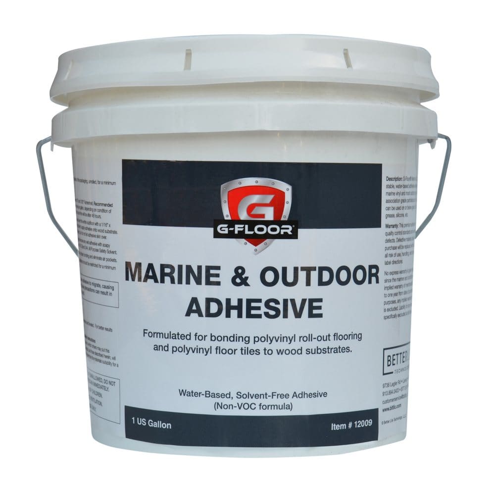 G-Floor Marine and Outdoor Adhesive - 1 Gallon - Garage Flooring - G-Floor