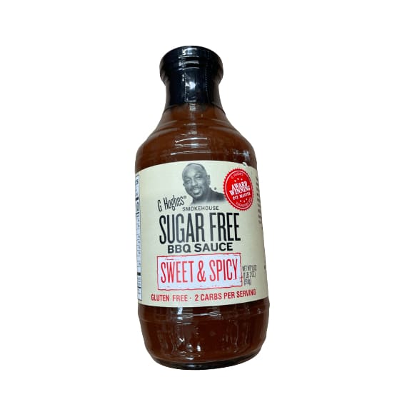 G Hughes G Hughes' Smokehouse Sugar-Free BBQ Sauce - Sweet & Spicy Size: One Pack