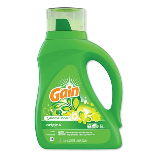 Gain Liquid Laundry Detergent Original Fresh 25 Oz Bottle 6/carton - Janitorial & Sanitation - Gain®