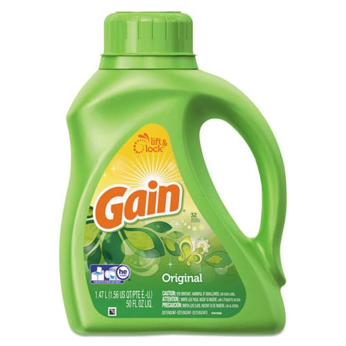 Gain Liquid Laundry Detergent Gain Original Scent 92 Oz Bottle 4/carton - Janitorial & Sanitation - Gain®