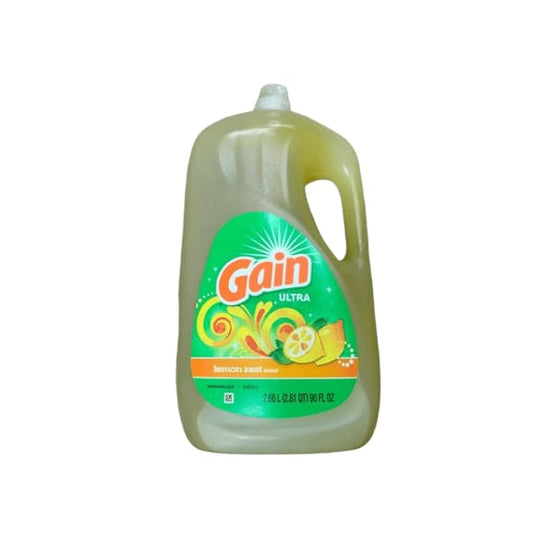 Gain Ultra Lemon Zest Dishwashing Liquid Dish Soap, 90 fl. oz. - ShelHealth.Com