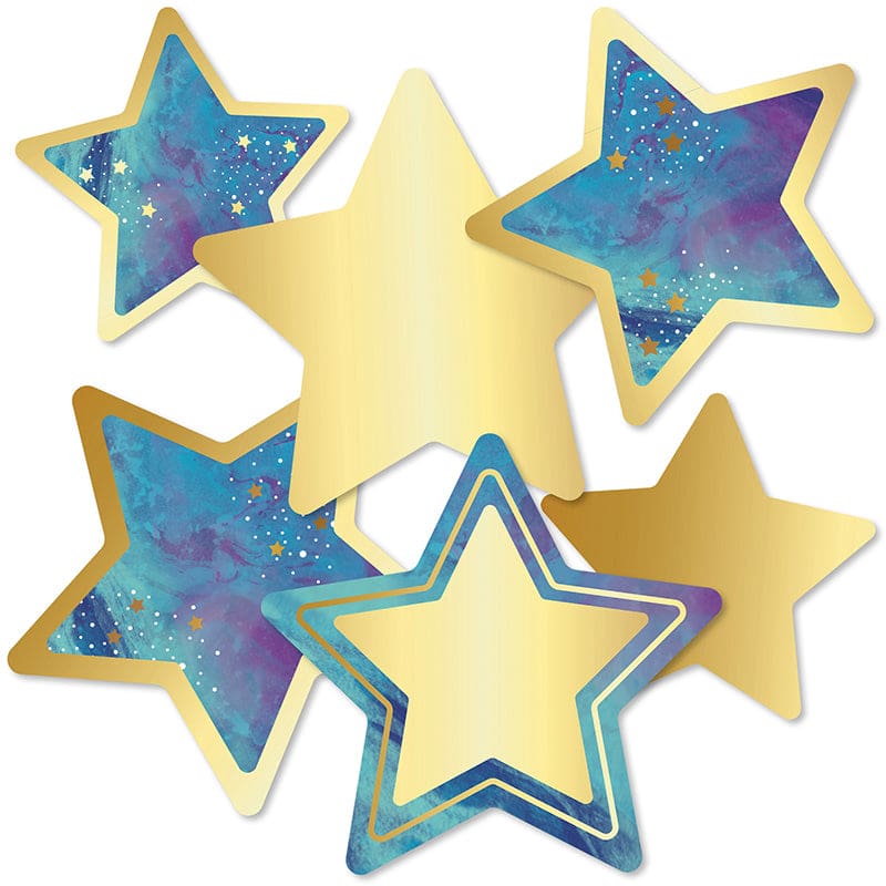 Galaxy Stars Cut-Outs (Pack of 8) - Accents - Carson Dellosa Education