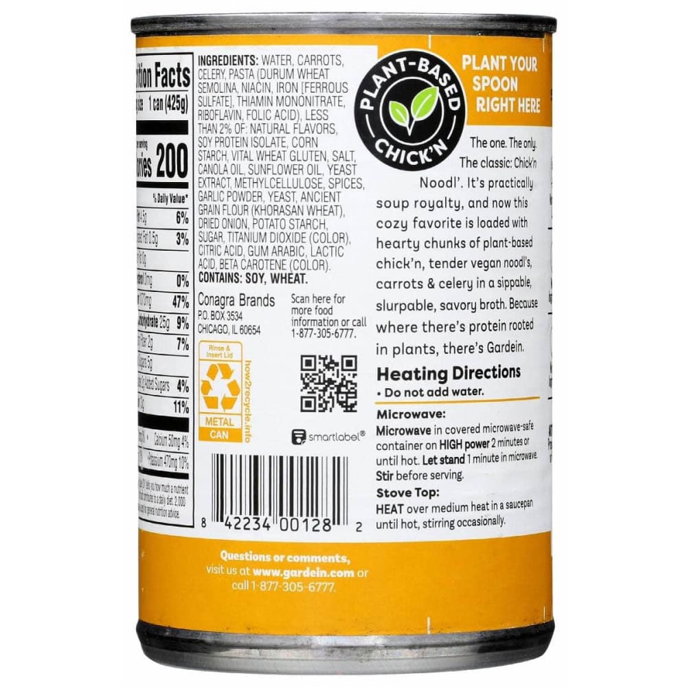 GARDEIN Grocery > Soups & Stocks GARDEIN: Soup Chickn Noodl, 15 oz