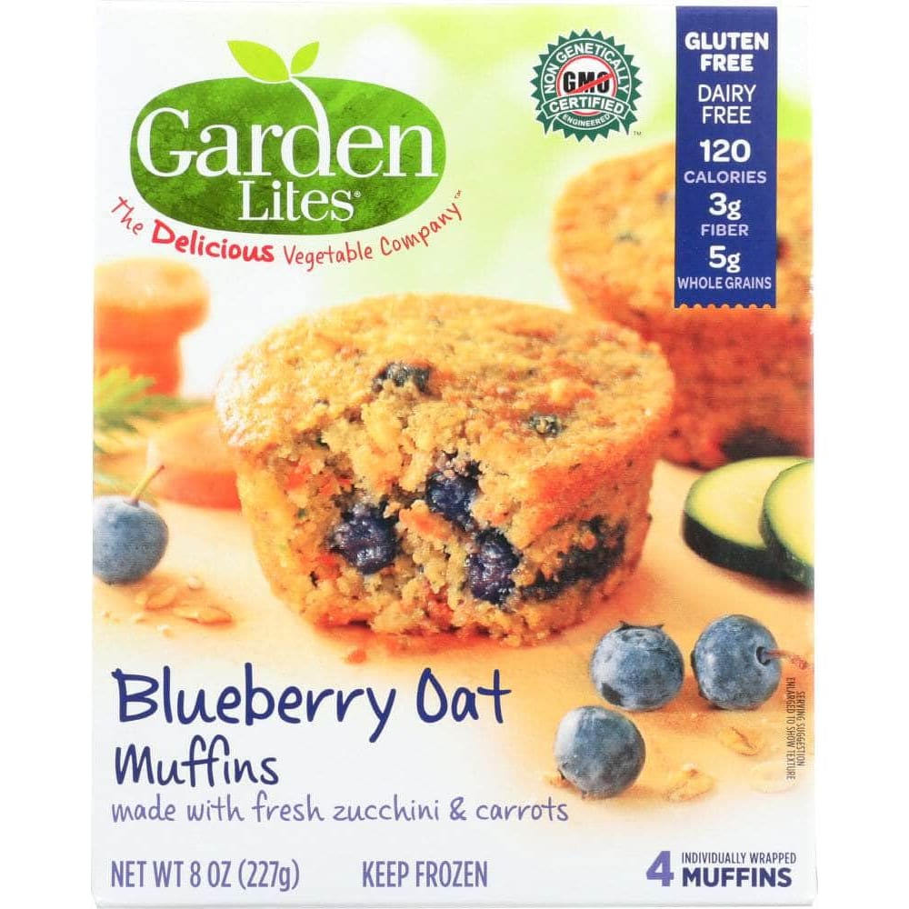 Garden Lites Garden Lites Blueberry Oat Muffins, 8 oz