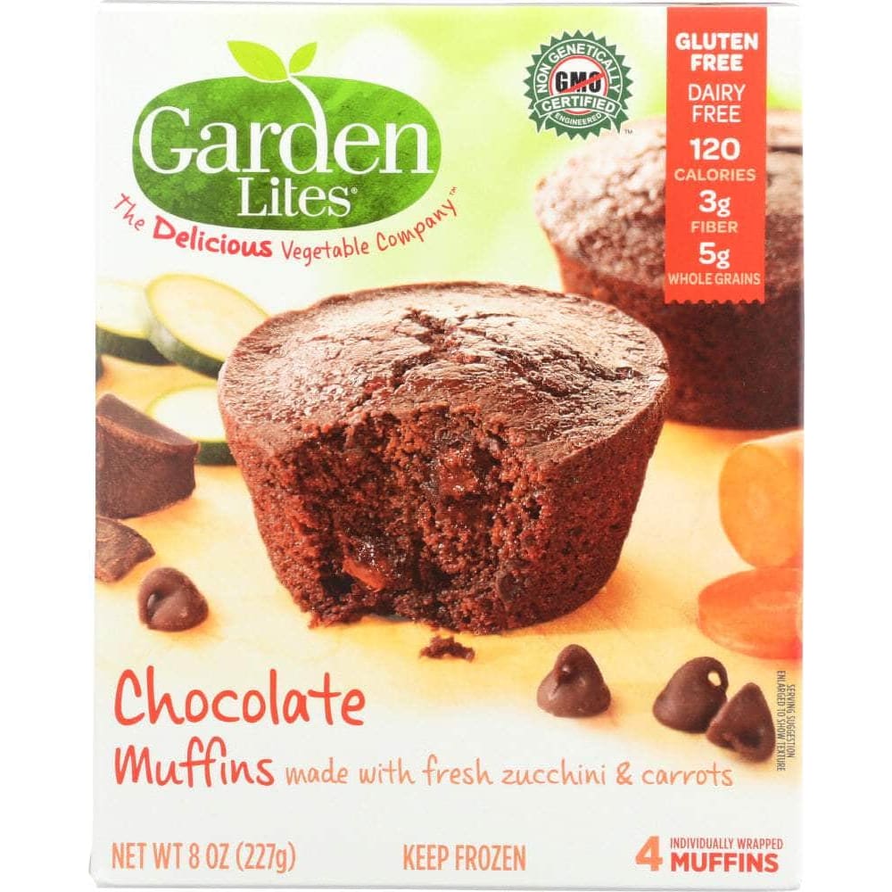 Garden Lites Garden Lites Zucchini Chocolate Veggie Muffin Gluten Free All Natural, 8 oz