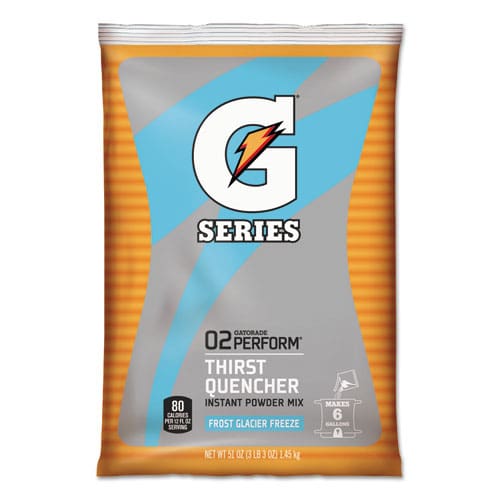 Gatorade Original Powdered Drink Mix Glacier Freeze 51oz Packet 14/carton - Food Service - Gatorade®