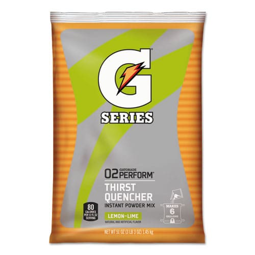 Gatorade Original Powdered Drink Mix Lemon-lime 51oz Packets 14/carton - Food Service - Gatorade®