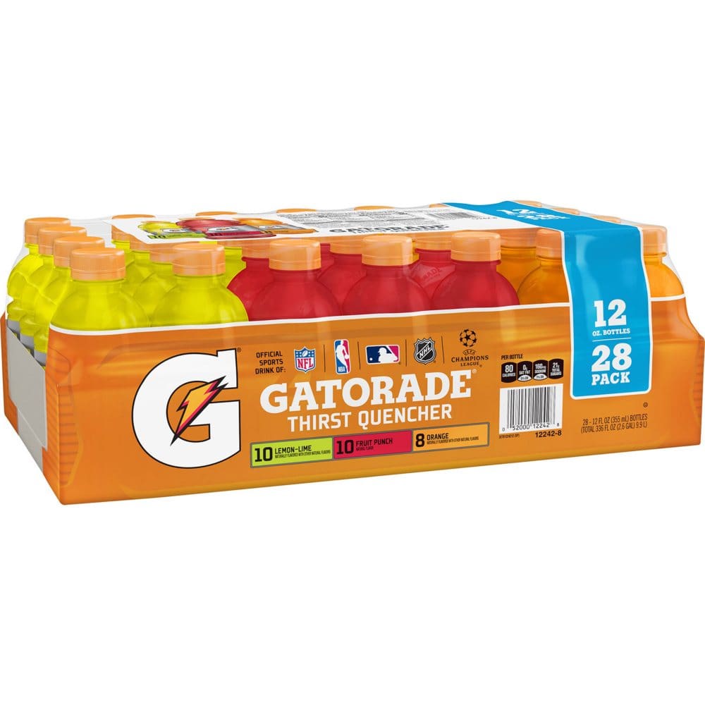 Gatorade Sports Drinks Core Variety Pack (12 fl. oz. 28 pk.) - Sports Drinks & Enhanced Waters - Gatorade