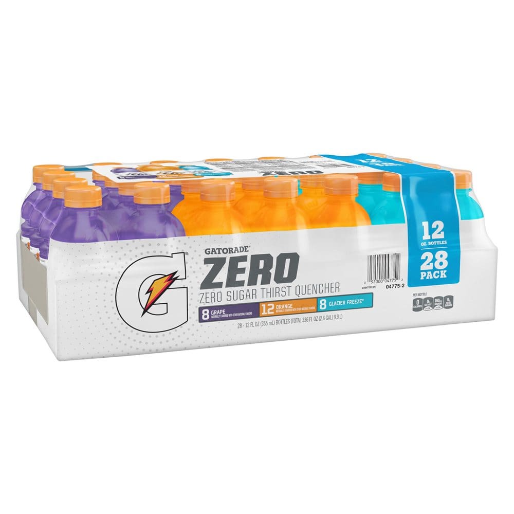Gatorade Zero Sugar Thirst Quencher Variety Pack (12 fl. oz. 28 pk.) - Sports Drinks & Enhanced Waters - Gatorade Zero