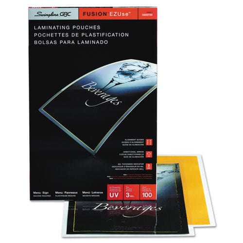GBC Ezuse Thermal Laminating Pouches 3 Mil 11.5 X 17.5 Gloss Clear 100/box - Technology - GBC®