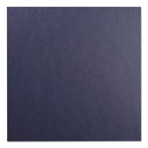 GBC Leather-look Presentation Covers For Binding Systems Navy 11.25 X 8.75 Unpunched 100 Sets/box - Office - GBC®