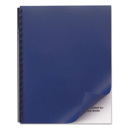 GBC Opaque Plastic Presentation Covers For Binding Systems Navy 11 X 8.5 Unpunched 50/pack - Office - GBC®