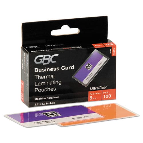 GBC Ultraclear Thermal Laminating Pouches 3 Mil 9 X 11.5 Gloss Clear 100/box - Technology - GBC®