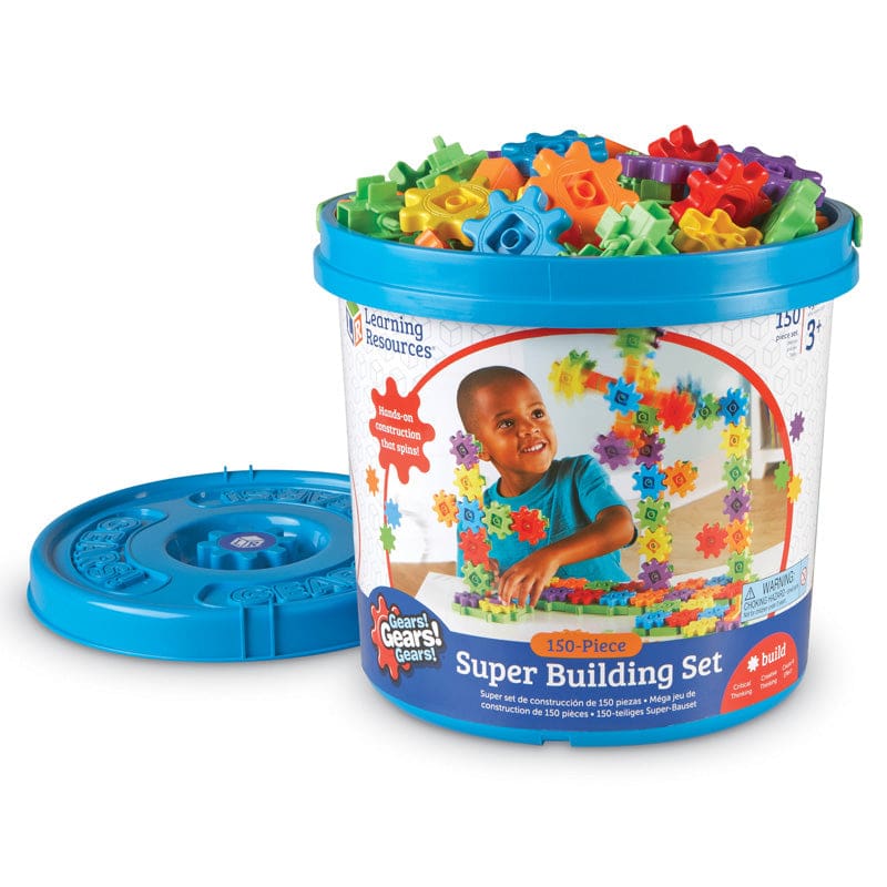 Gears Super Set 150 Pieces - Blocks & Construction Play - Learning Resources