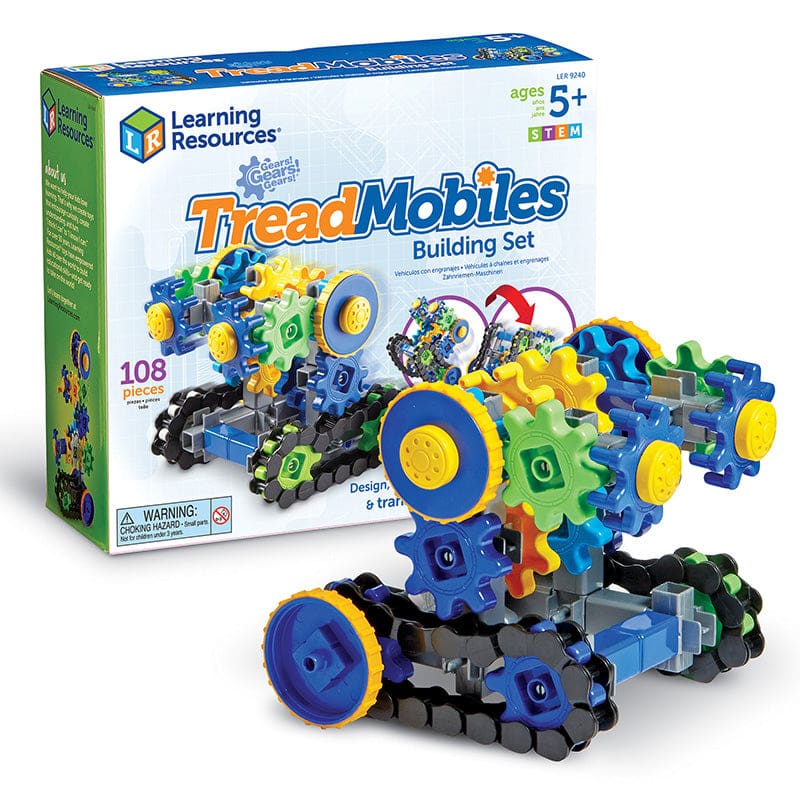 Gears Gears Gears Treadmobiles - Blocks & Construction Play - Learning Resources