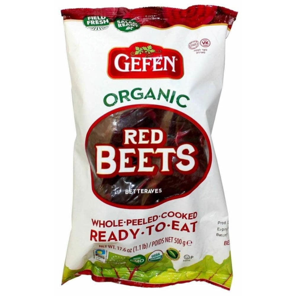 Gefen Gefen Organic Red Beets Vacuum Pack, 17.60 oz