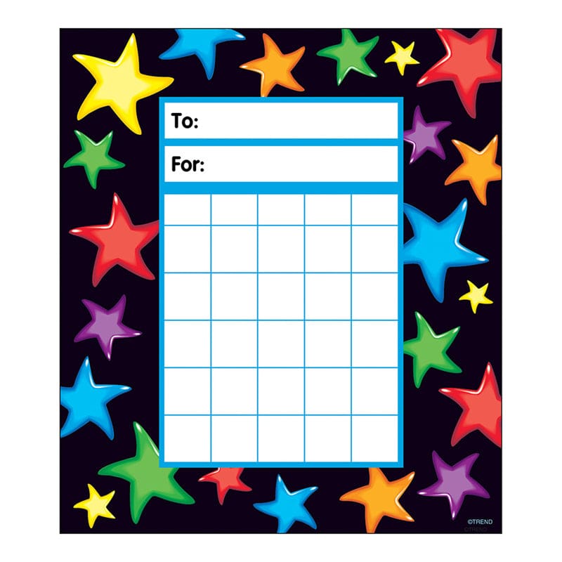 Gel Stars Incentive Pads (Pack of 10) - Incentive Charts - Trend Enterprises Inc.