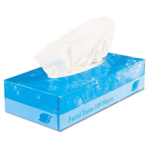 GEN Boxed Facial Tissue 2-ply White 100 Sheets/box 30 Boxes/carton - Janitorial & Sanitation - GEN