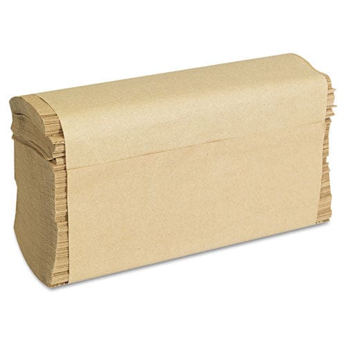 GEN Folded Paper Towels Multifold 9 X 9.45 Natural 250 Towels/pack 16 Packs/carton - Janitorial & Sanitation - GEN