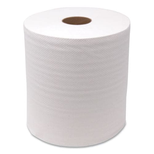 GEN Hardwound Roll Towels 1-ply 8 X 600 Ft White 12 Rolls/carton - Janitorial & Sanitation - GEN