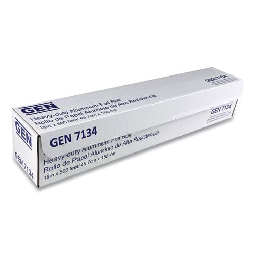 GEN Heavy-duty Aluminum Foil Roll 12 X 500 Ft 6/carton - Food Service - GEN