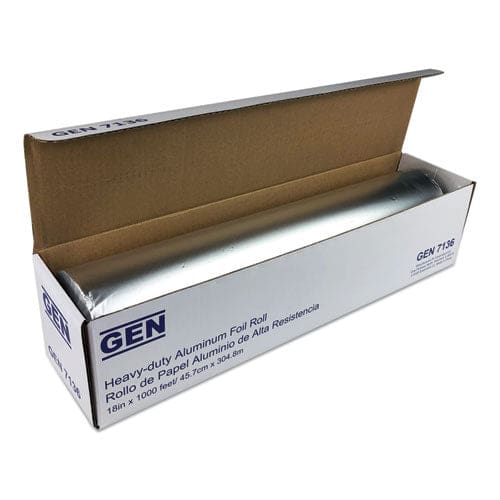 GEN Heavy-duty Aluminum Foil Roll 18 X 1,000 Ft - Food Service - GEN