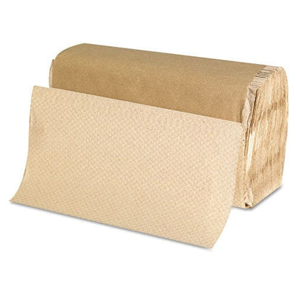 GEN Singlefold Paper Towels 9 X 9.45 Natural 250/pack 16 Packs/carton - Janitorial & Sanitation - GEN
