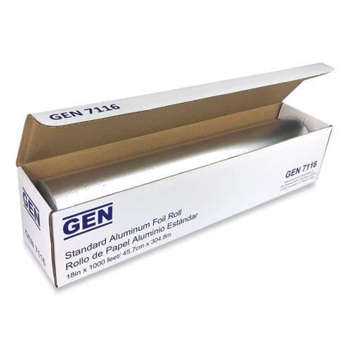 GEN Standard Aluminum Foil Roll 18 X 1,000 Ft 4/carton - Food Service - GEN