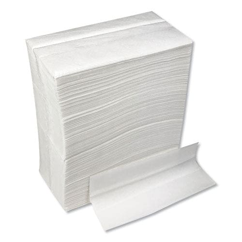 GEN Tall-fold Napkins 1-ply 7 X 13 1/4 White 10,000/carton - Food Service - GEN
