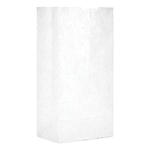 General Grocery Paper Bags 30 Lb Capacity #4 5 X 3.33 X 9.75 White 500 Bags - Food Service - General