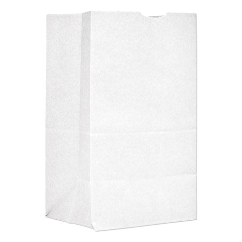 General Grocery Paper Bags 40 Lb Capacity #20 Squat 8.25 X 5.94 X 13.38 White 500 Bags - Food Service - General