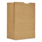 General Grocery Paper Bags 50 Lb Capacity #20 Squat 8.25 X 5.94 X 13.38 Kraft 500 Bags - Food Service - General