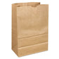 General Grocery Paper Bags 57 Lb Capacity #12 7.06 X 4.5 X 13.75 Kraft 500 Bags - Food Service - General