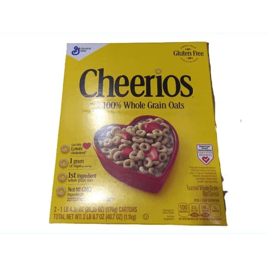 General Mills Cheerios, Gluten Free, Cereal with Whole Grain Oats, 20 oz - ShelHealth.Com