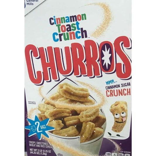 General Mills Cinnamon Toast Crunch Churros Club Size, 44.25 oz - ShelHealth.Com