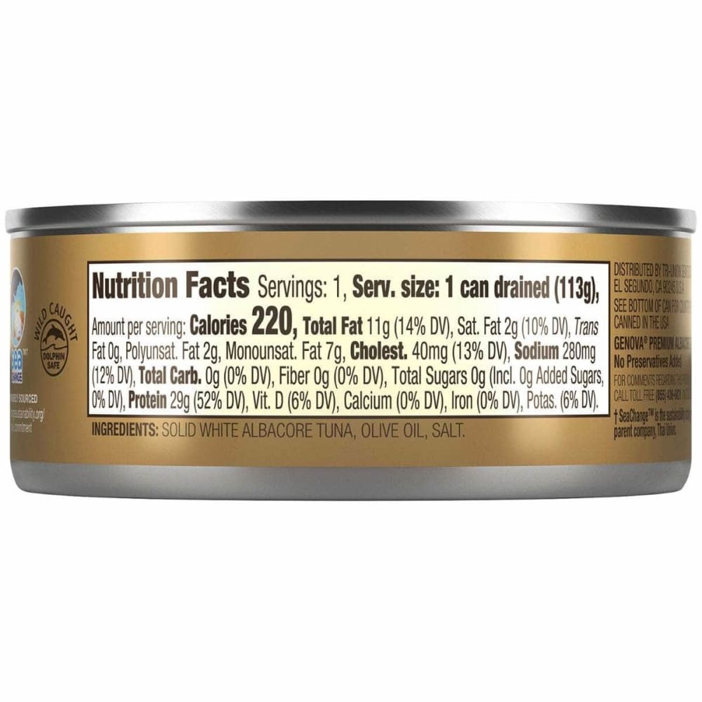 GENOVA Genova Albacore Tuna Olive Oil, 5 Oz