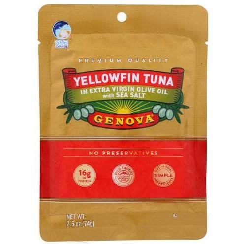 GENOVA GENOVA: Tuna Pouch Yellowfin, 2.6 oz