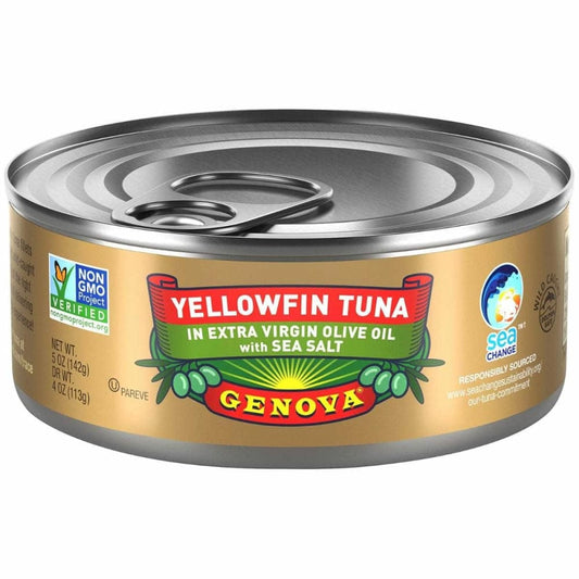 GENOVA Genova Tuna Yellowfin Extra Virgin Olive Oil Sea Salt, 5 Oz