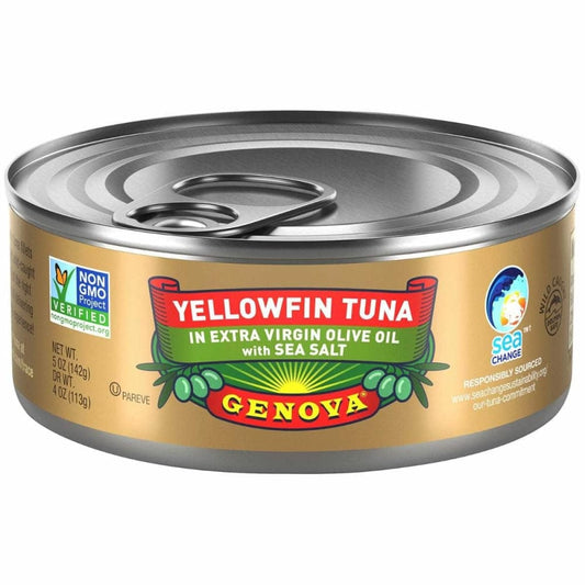 GENOVA Genova Tuna Yellowfin Extra Virgin Olive Oil Sea Salt, 5 Oz